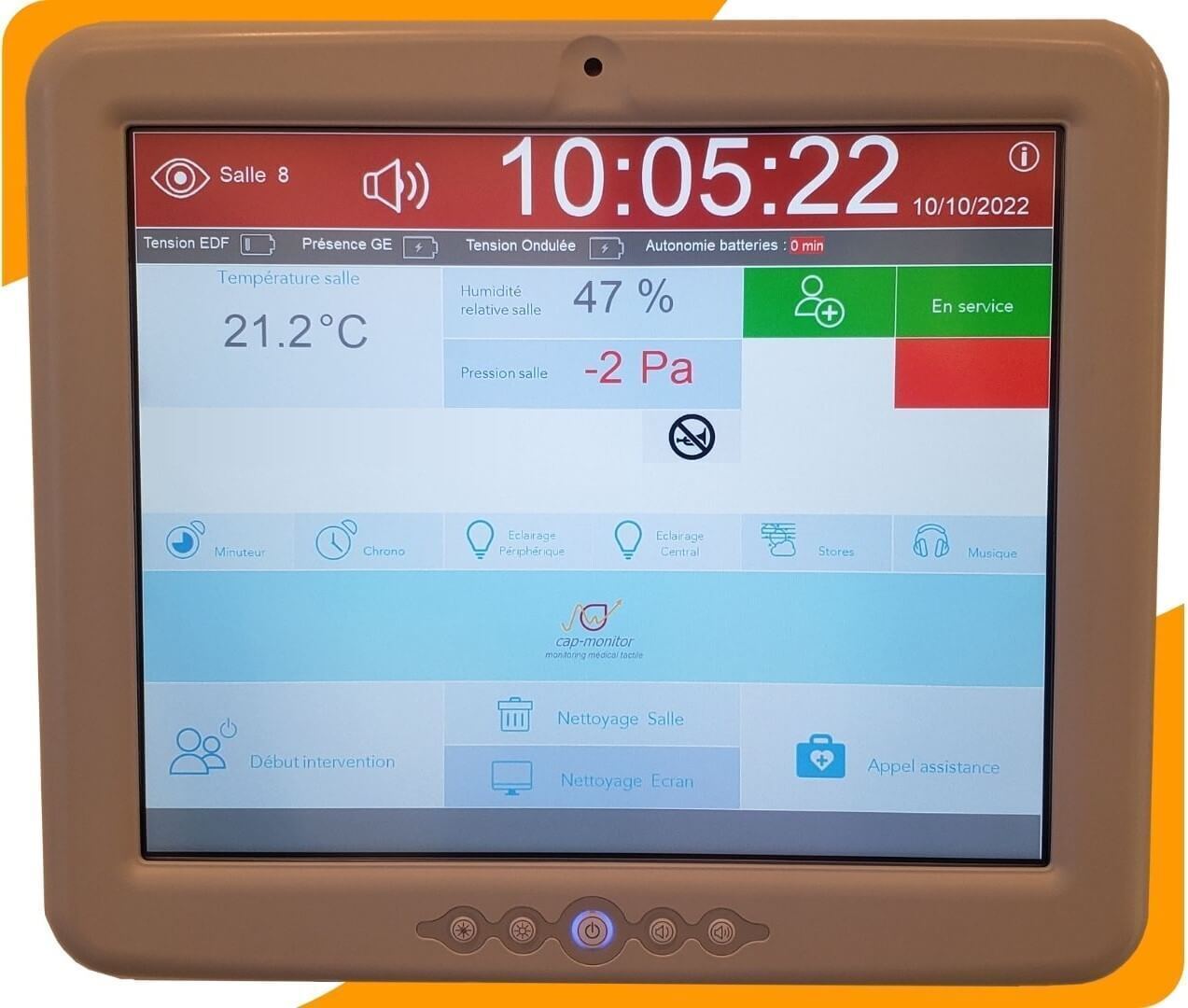 Visuel Cap monitor
